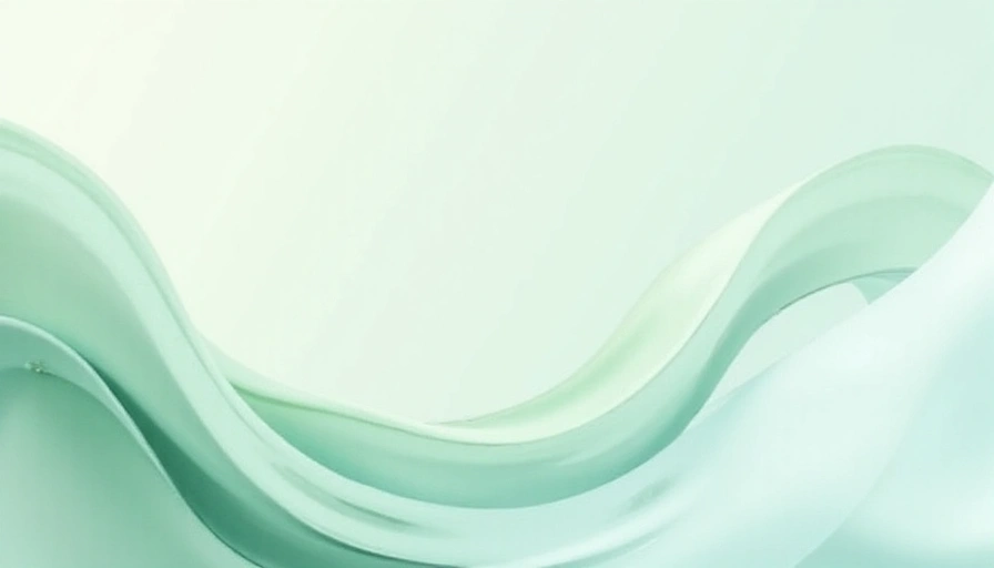 Abstract, clean image conveying trust, quality, and natural sourcing with subtle green and blue tones.